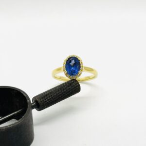 Δαχτυλίδι Sapphire & Cubic Zirconia 23279