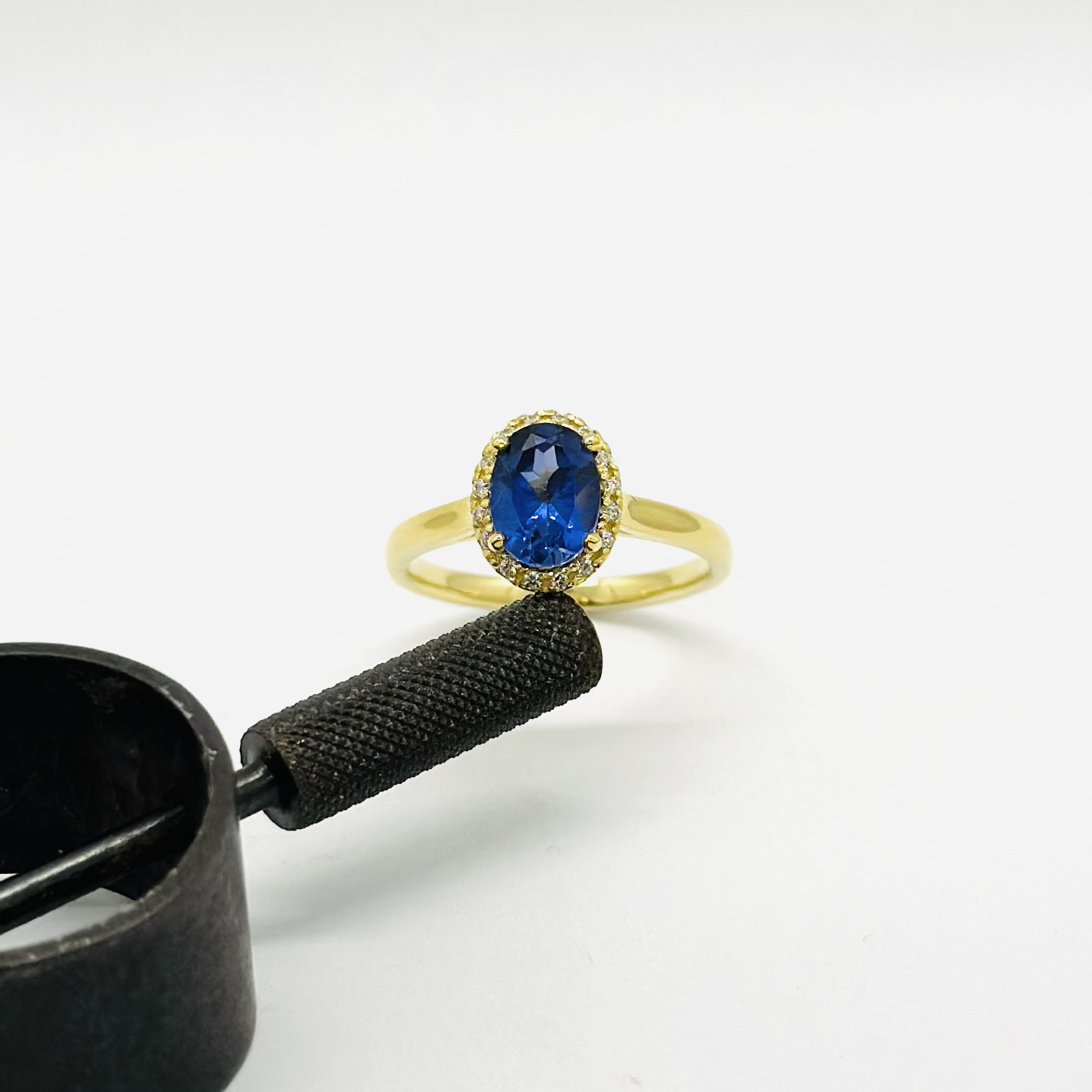 Δαχτυλίδι Sapphire & Cubic Zirconia 23279